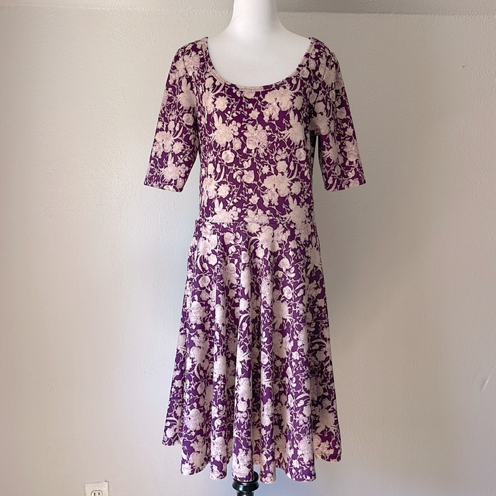 LuLaRoe Floral Skater Dress